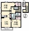 デルマール楽々園の間取り画像