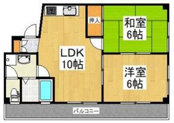 ハイツアンテーヌの間取り画像