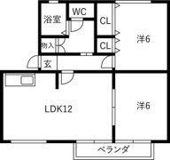 セジュールたちばなの間取り画像