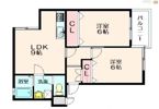 ハイツフルールの間取り画像