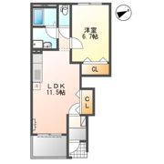 フレンドリー藤の間取り画像