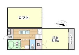 ピース・スクエア住吉 A棟の間取り画像