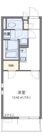 クレイノグラシアス ワンの間取り画像