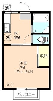 ハイホーム梅ヶ丘の間取り画像