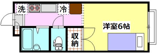 メゾンソレイユⅡの間取り画像