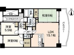 プルミエールA．CITYの間取り画像