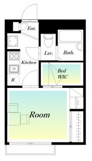 レオパレスリバーサイド住吉の間取り画像