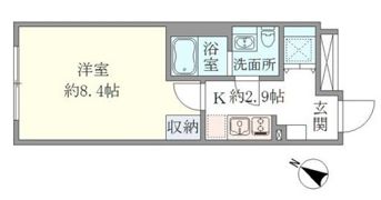 HTピア赤坂の間取り画像