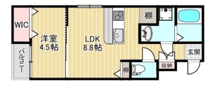 Leggero牧野の間取り画像