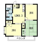 エステートピア植木の間取り画像