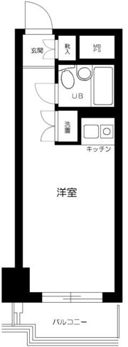 ライオンズマンション千駄ヶ谷第二の間取り画像