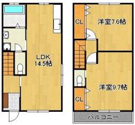 大平タウンハウスの間取り画像