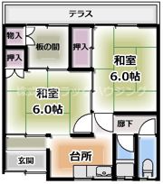 清水平屋の間取り画像