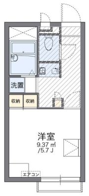 レオパレスMOMOⅢの間取り画像