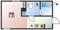 オアシス五反野の間取り画像
