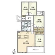しいの木台ハイツ6号棟の間取り画像