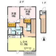 ルミエール Bの間取り画像