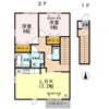 ルミエール Bの間取り画像