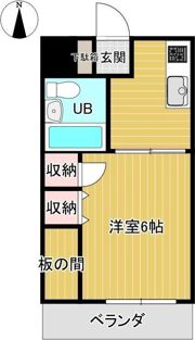 御所ハイツの間取り画像