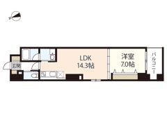 La Dolce 平和大通りの間取り画像