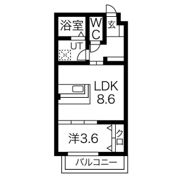 LeGioie(レジョイエ)新瀬戸駅の間取り画像