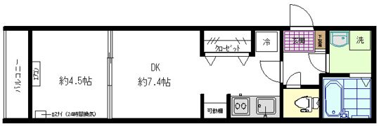 フォセット西巣鴨の間取り画像