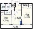 ジュネスシンソン南棟の間取り画像