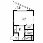 ルーミハイツ塚本の間取り画像