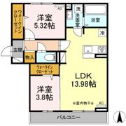 カサソレイユの間取り画像
