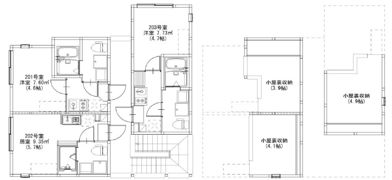 Tクラシア篠崎の間取り画像