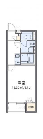 クレイノレインボー上竹Ⅱの間取り画像