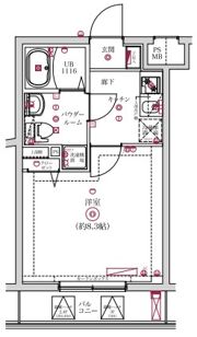 レンティーヴァ綾瀬の間取り画像