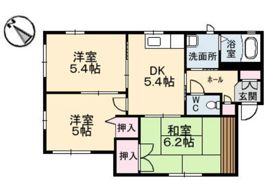 クローンベルク旭A棟の間取り画像