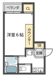 プランドールフクシマの間取り画像