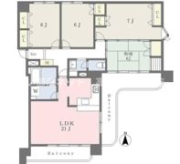 サンハイツ宇多津の間取り画像