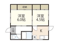 瀬戸町貸家の間取り画像