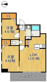 Prosperer光明の間取り画像