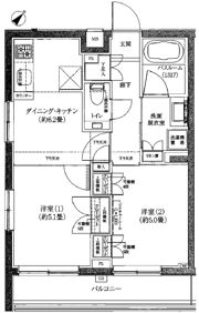 ロアール豊島長崎の間取り画像