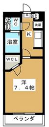エスティメゾン錦糸町Ⅱの間取り画像
