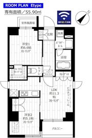 グランドコンシェルジュ西巣鴨アジールコートの間取り画像