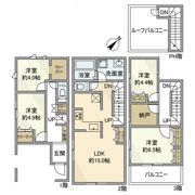 上池袋戸建の間取り画像