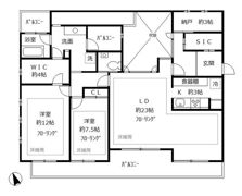 tesoro麻布笄町の間取り画像