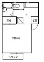 ハイツCITY1の間取り画像