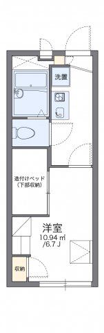 レオパレスマムトープの間取り画像