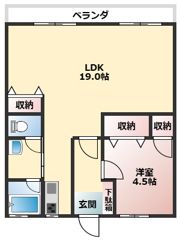 グリーンハイツの間取り画像