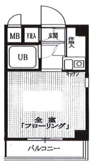 コーポレージ中葛西の間取り画像