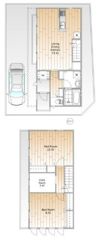 自由が丘3丁目戸建の間取り画像