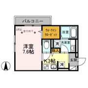 フレア仲町の間取り画像