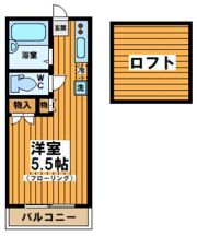 Belle Port八幡山の間取り画像