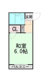 春日野道ロイヤルハイツの間取り画像
